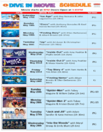 Movie Schedule