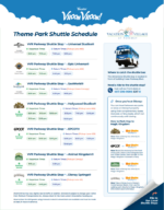 Courtesy Theme Park Shuttle Schedule