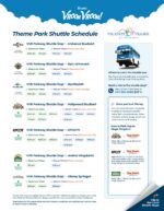 Courtesy Theme Park Shuttle Schedule Courtesy Theme Park Shuttle Schedule