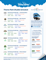 Courtesy Theme Park Shuttle Schedule Courtesy Theme Park Shuttle Schedule